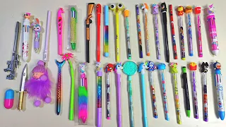 Latest Collection Of Pen And Pencil 😍 | Unboxing And Review In Hindi | Doraemon Pen 😍, Unicorn pen 🥰