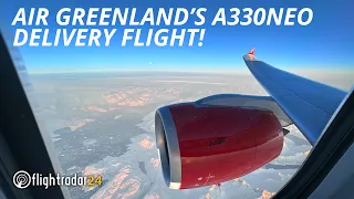 Flying the Air Greenland A330neo home!