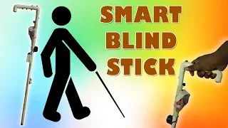 Smart Blind Walking Stick Science Project Using Ultrasonic sensor+Arduino (Functional Demo Only)