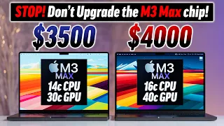Base vs Top M3 Max MacBook Pro - ULTIMATE Comparison!