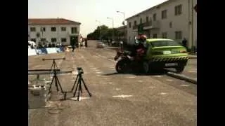 Motorcycle Vs Car Crash Test