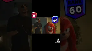 brawl stars rank Sonic fight vs knuckles #shorts