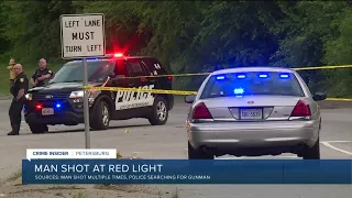 Man seriously injured in shooting at Petersburg stoplight