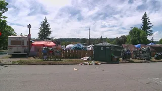 I-90 homeless camp seeing rise in police involved incidents