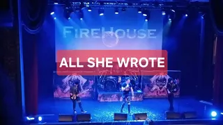 All She Wrote - Firehouse Tour 2024 with Nate Peck - Live Music Concert Video