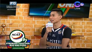 Rhenz Abando talks about his first games in NCAA Season 97 | Game On (March 30, 2022)