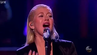 Christina Aguilera Whitney Houston AMA Tribute I Have Nothing, Run To You, I'm Every Woman 2017