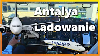 Antalya Lądowanie Enter air 737 landing