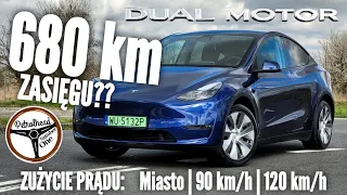 2023 Tesla Model Y Long Range | Test zużycia energii elektrycznej.