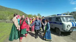 Красная Горка в Тулате; проходочные хороводы; 12.5.2024