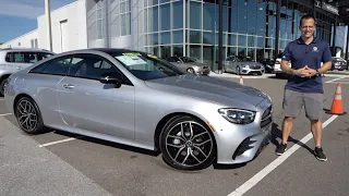 What are the MAJOR changes for the 2021 Mercedes Benz E450 coupe?