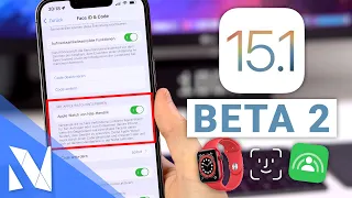 iOS 15.1 Beta 2 - Was ist neu? (FaceID mit Maske und Apple Watch & mehr!) | Nils-Hendrik Welk