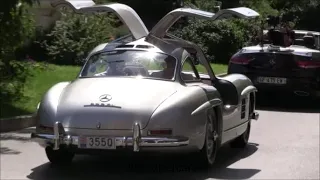 Toto Wolff Driving his Mercedes 300SL Gullwing in Monaco!