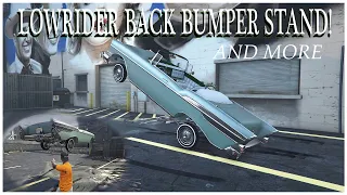 Gta5 Online LOWRIDER BACK BUMPER STAND GLITCH! 3 Wheel 4 Locks More Coming!