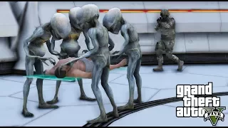 GTA 5 MODS | FRIGHT WEEK DAY 2 | ALIEN INVASION | MICHAEL GETS ABDUCTED BY A UFO | SAVING LOS SANTOS