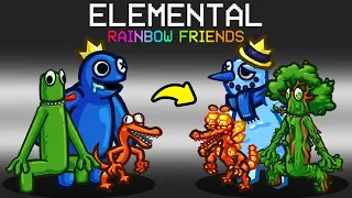 Elemental Rainbow Friends Mod in Among Us