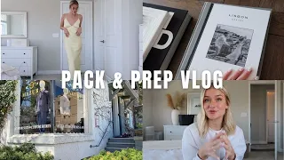 VLOG: pack & prep with me for Mexico + help me choose a wedding guest dress!