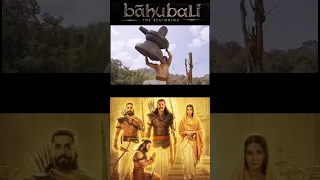 Bahubali 🤯 Vs Adipurush 😨 Shivling Scene 🔥🔥  #shorts #parbhas #adipurush