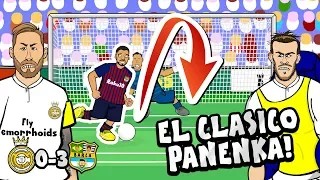 😲0-3! El Clasico Panenka!😲 Real Madrid vs Barca Copa Del Rey Semi Final (Goals Highlights Suarez)