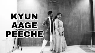 Kyu Aage Peeche Dolte ho | Couple Dance | Easy Dance steps | Dance By Saloni & Akshay