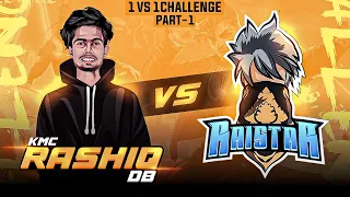 RAISTAR CHALLENGED ME 1 VS 1 😱 വെല്ലു വിളി അതും എന്നോട് 🤣 FULL HEADSHOTS 🔥 RASHIQ DB