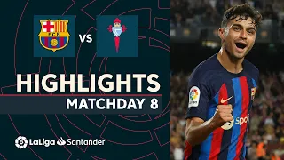 Highlights FC Barcelona vs RC Celta (1-0)