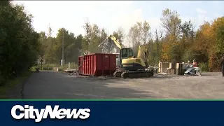 Last RCMP building at Roxham Road demolished