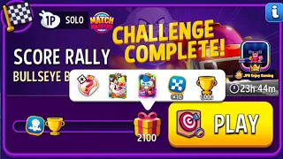 Bullseye Bash+Rainbow Solo Challenge Score Rally/2100 Score /Match Masters