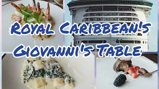 Save 50% at Giovanni's Table on Independence of the Seas | Royal Caribbean | Specialty Dining |