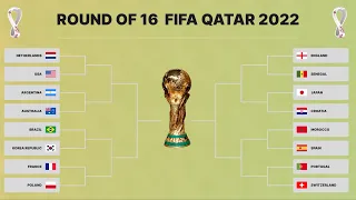 FIFA WORLD CUP 2022 ROUND 16 Schedule | World Cup Round of 16 | FIFA Fixtures