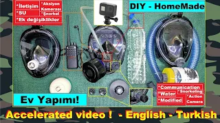 (DIY) PROFESSIONAL SYSTEM! Homemade Gas Mask and Homemade Filter! Homemade! DIY! #prepper #KBRN #war