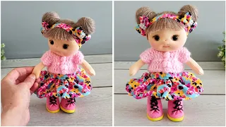 MAKING A CUTE TOY DOLL FROM SOCKS-Girls Will Love It Great Idea-Do It Yourself There is no mold ❌