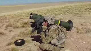 Shooting a real Javelin missile