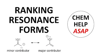 drawing & ranking resonance forms