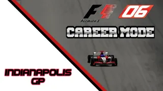 F1 2006 Career Mode: Indianapolis US Grand Prix.
