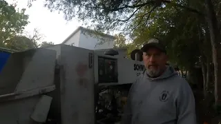 Bill is on the trailer pump? Pumping concrete with Muddyfeet