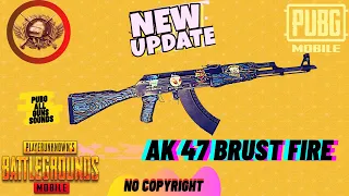 PUBG AK47 BRUST FIRE | pubg mobile | ak47 firing | sound effects