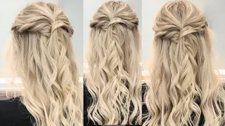 Wedding Hairstyle - Einfache halb offene Frisur