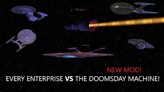 EVERY ENTERPRISE VS THE NEW DOOMSDAY | Star Trek Ship Battle | Bridge Commander |