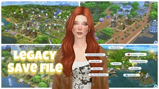 ДИНАСТИЙНОЕ СОХРАНЕНИЕ 🌍🌟 || КАК Я УХАЖИВАЮ ЗА СВОИМ  СОХРАНЕНИЕМ || THE SIMS 4