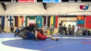 59 KG Bronze - Zhakansha Korlan (KAZ) vs Spenser Mango (USA)