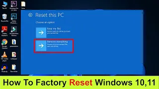 How to factory reset windows 10 | How to reset laptop windows 11