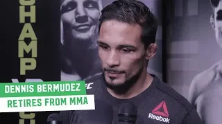 Dennis Bermudez retires from MMA with win on ESPN | UFC on ESPN+1 Media Scrum