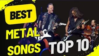 BEST METAL SONGS TOP 10 | METALLICA MOTÖRHEAD BLACK SABBATH IRON MAIDEN GUNS N ROSES #rock #hardrock