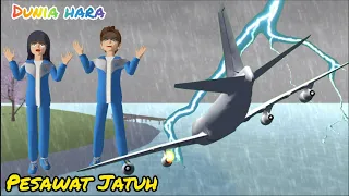 Yuta Mio Naik Pesawat Liburan ke Bali, Pesawat Meledak Jatuh ke Laut 😱 | Sakura School Simulator