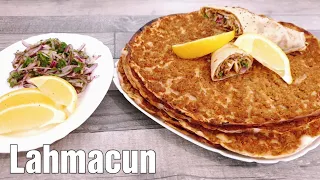 Turkish Style Pizza Recipe homemade lahmajoun / Lahmacun