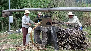 DIA DE FAZER RAPADURA NA ROÇA DO DONIZETE