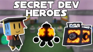 Secret Developer Heroes Showcase |Tower Heroes