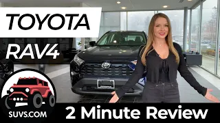 2021 Toyota RAV4  - 2 Minute Review - SUVS.com
