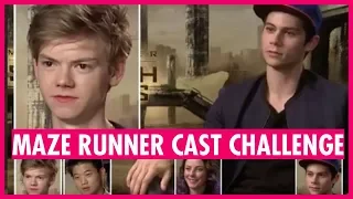 Maze Runner Cast Challenge - with Dylan O'Brien and Thomas Brodie-Sangster